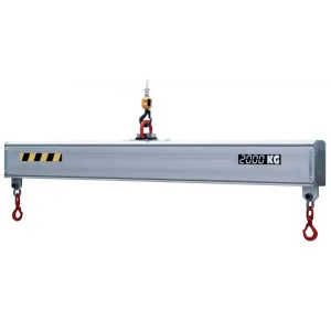 Palonnier monopoutre réglable en Aluminium avec crochets