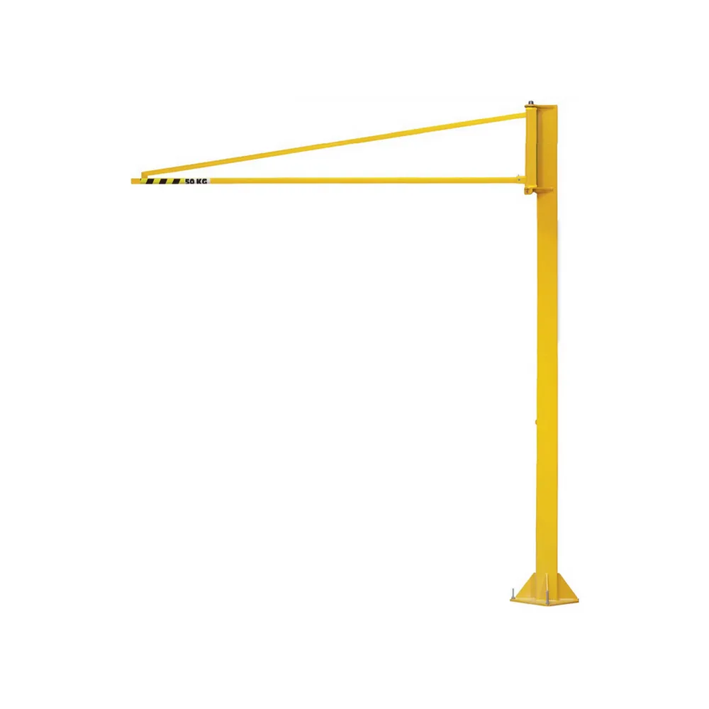 Potence sur Fût Triangulée Légère - type porte-outil