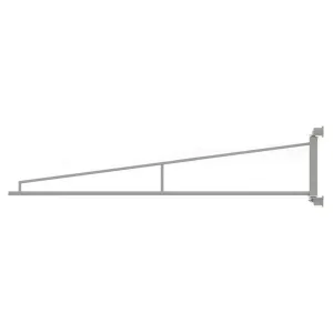 Potence Murale Triangulée Légère en Inox - type porte-outil – Image 1