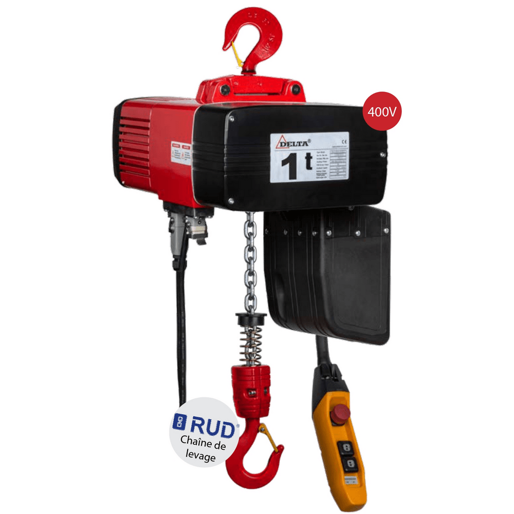 Palan électrique à chaîne – DEH – 400V – 2 vitesses