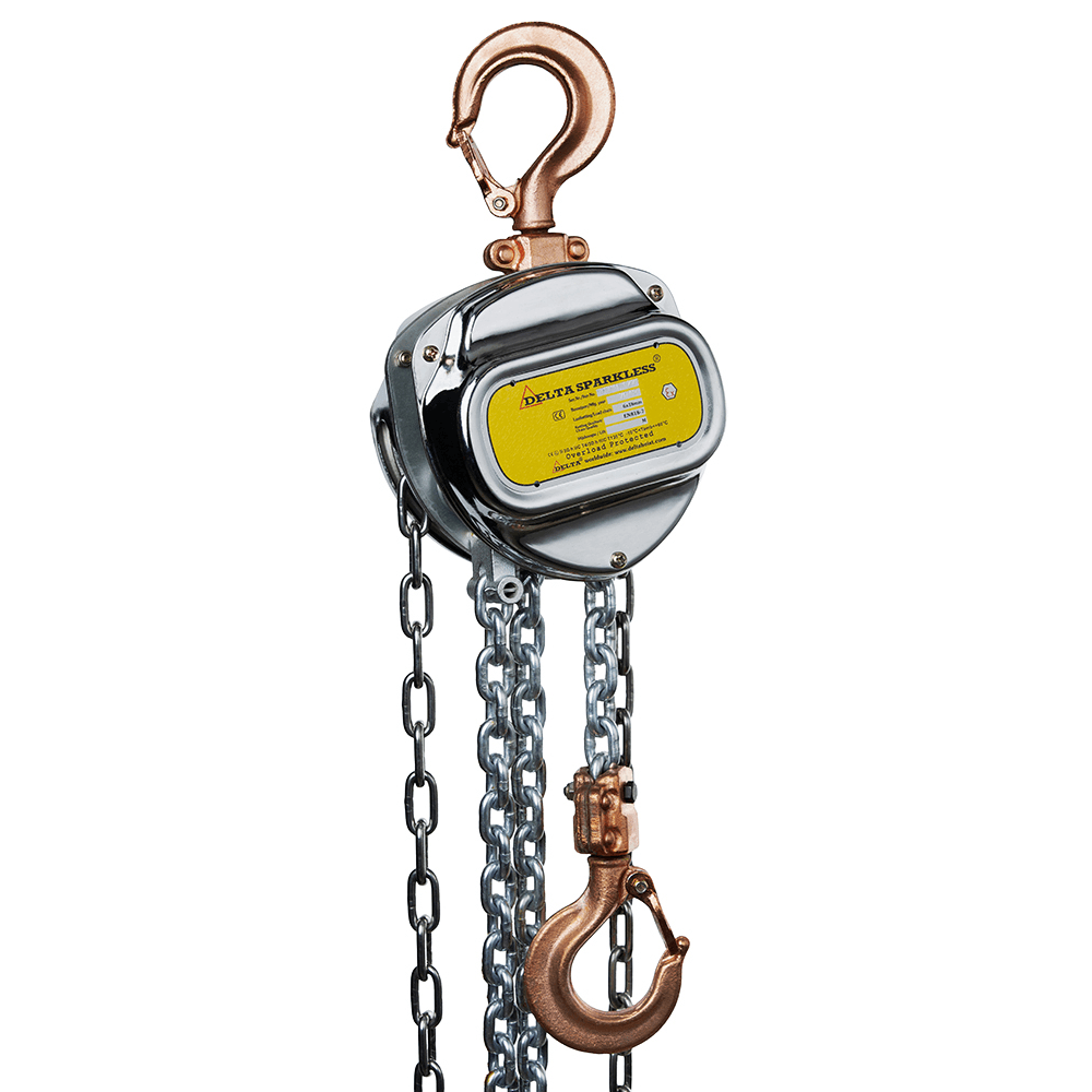 Palan à chaîne manuel - Anti-étincelles ATEX 1 - Avec chaîne Galvanisée