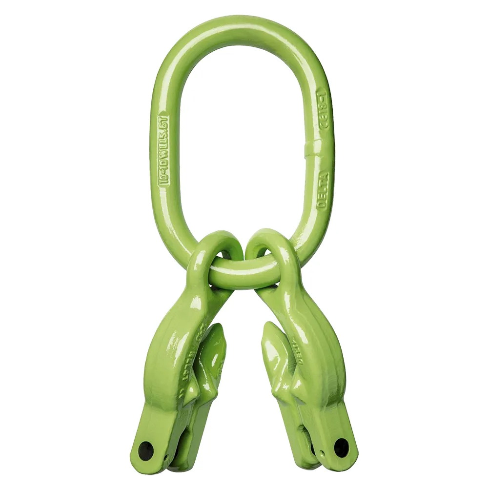 Maille de tête avec 2 crochets raccourcisseurs à chape - G100