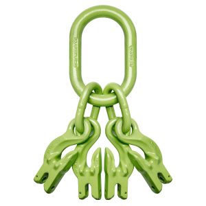 Maille de tête avec 4 crochets raccourcisseurs à chape - G100
