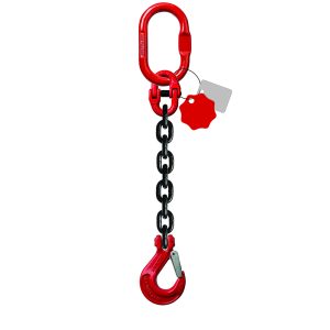 Élingue chaîne 1 brin - Avec crochet à chape - G80