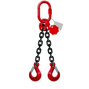 Élingue chaîne 2 brins - Avec crochet à chape - G80 – Image 1