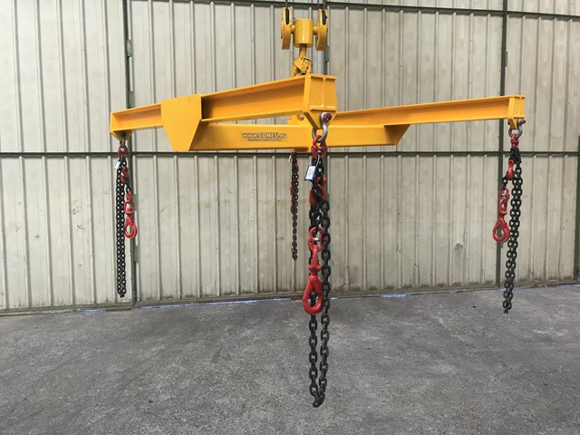Palonnier multipoutres en H - 5t - suspentes fixes