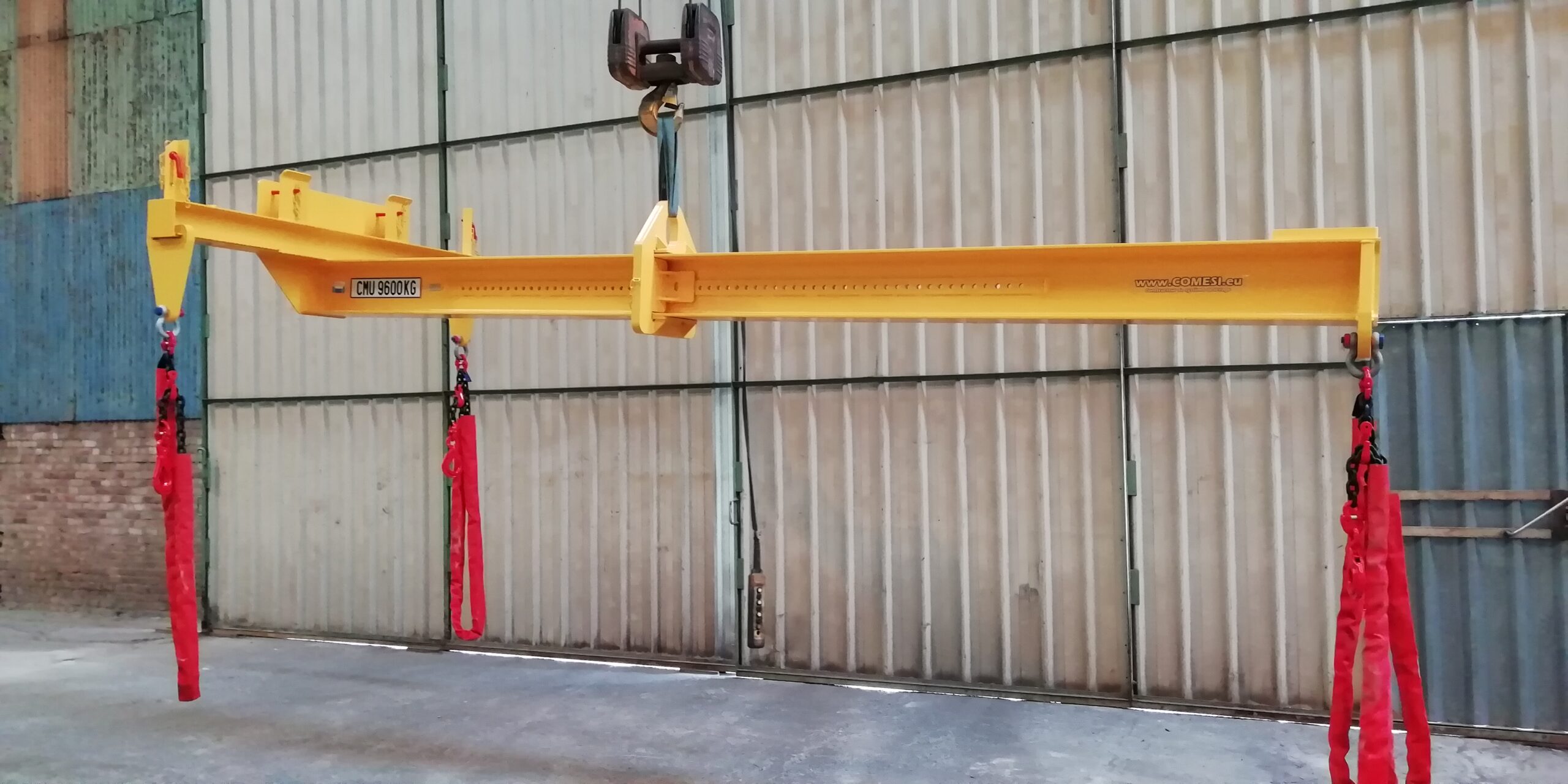 Palonnier multipoutres en T - 9,6t - attache et suspentes réglables