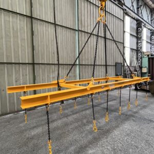 Palonnier multipoutres en H - 7t - 2 jeux de 7 suspentes